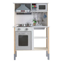 Keezi Kids Kitchen Play Set Wooden Pretend Toys Cooking Children Cookware Sink - RnR Galore
