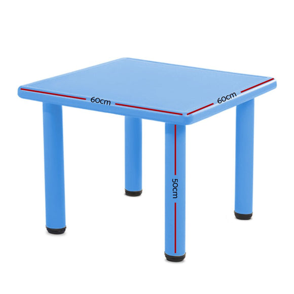 Keezi Kids Table Plastic Square Activity Study Desk 60X60CM - RnR Galore