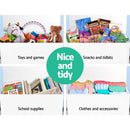 Keezi Kids Toy Box Chest Children Container Storage Clothes Organiser Cabinet - RnR Galore