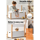 Keezi Kids Toy Box Chest Storage Blanket Children Organiser Seating Bench - RnR Galore