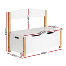Keezi Kids Toy Box Chest Storage Blanket Children Organiser Seating Bench - RnR Galore