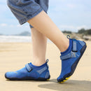 Kids Water Shoes Barefoot Quick Dry Aqua Sports Shoes Boys Girls - Klein Blue Size Bigkid US4 = EU36 - RnR Galore