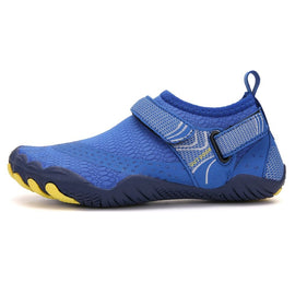 Kids Water Shoes Barefoot Quick Dry Aqua Sports Shoes Boys Girls - Klein Blue Size Bigkid US4 = EU36 - RnR Galore