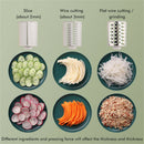 Kitchen Vegetable Food Manual Rotary Drum Grater Chopper Slicer Fruit Cutter - RnR Galore