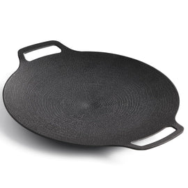Korean Grill Pan Nonstick 6 Layer 40cm Round BBQ Griddle Indoor or Outdoor Cooking - RnR Galore