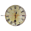 Large Vintage Wall Clock Kitchen Office Retro Timepiece - RnR Galore