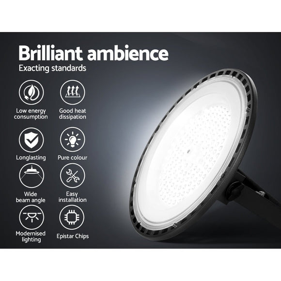 Leier High Bay Light LED 100W Industrial Lamp Workshop Warehouse Factory Lights - RnR Galore