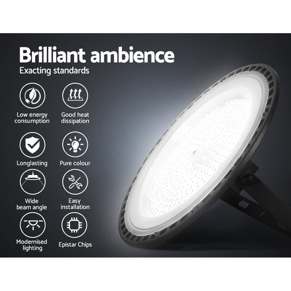 Leier High Bay Light LED 200W Industrial Lamp Workshop Warehouse Factory Lights - RnR Galore