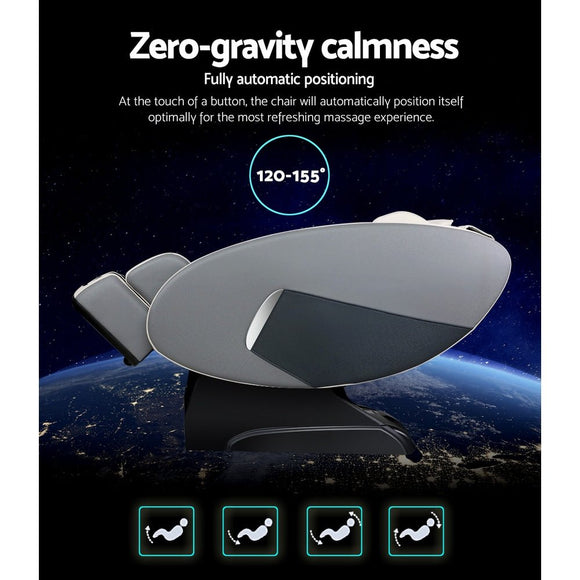 Livemor Electric Massage Chair Zero Gravity Recliner Body Back Shiatsu Massager - RnR Galore