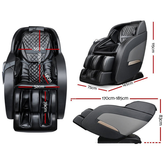 Livemor Electric Massage Chair Zero Gravity Recliner Shiatsu Heating Massager - RnR Galore
