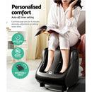 Livemor Foot Massager Shiatsu Massagers Electric Roller Calf Leg Kneading Black - RnR Galore