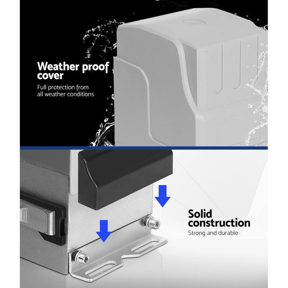Lockmaster Automatic Sliding Gate Opener Kit 6M 1800KG - RnR Galore