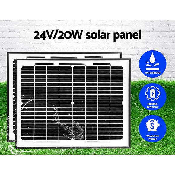 Lockmaster Single Swing Gate Opener 600KG 20W Solar Panel - RnR Galore