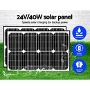 Lockmaster Single Swing Gate Opener 600KG 40W Solar Panel - RnR Galore