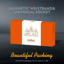 Magnetic Wristband & Universal Socket Grip 7 - 19mm Magnets Screws Nails Holder - RnR Galore