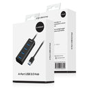 mbeat 4 - Port USB 3.0 Hub - Black - RnR Galore
