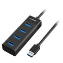 mbeat 4 - Port USB 3.0 Hub - Black - RnR Galore