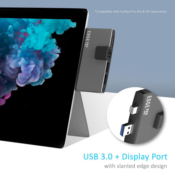 mbeat Edge Pro Multifunction USB - C Hub with LAN for Microsoft Surface Pro Gen 5/6 - RnR Galore