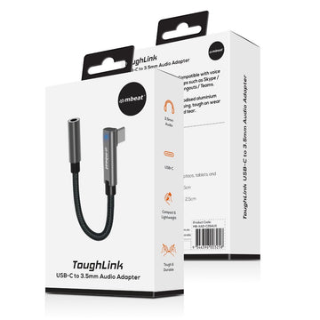 mbeat Elite USB - C to 3.5 Audio Adapter - Space Grey - RnR Galore