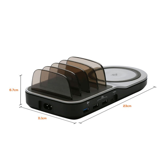 mbeat Gorilla Power 50W Qi Certified Multi - Device USB & Wireless Charging Dock - RnR Galore