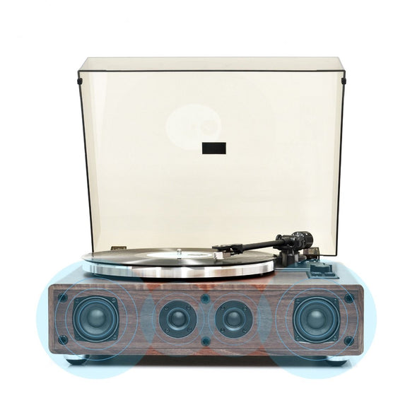 mbeat Hi - Fi Turntable with Built - In Bluetooth Receiving Speaker - RnR Galore