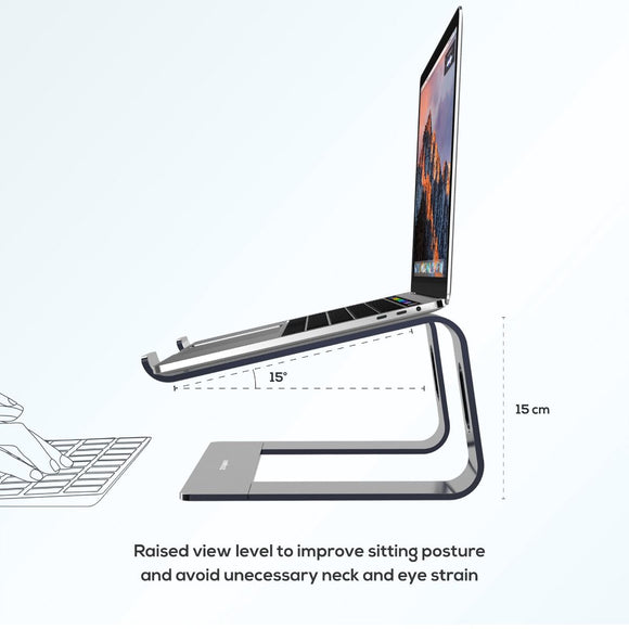 mbeat Stage S1 Space Grey Elevated Laptop Stand up to 16\" Laptop - RnR Galore