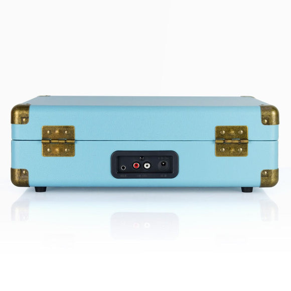mbeat Woodstock II Sky Blue Retro Bluetooth (TX/RX) Turntable - RnR Galore