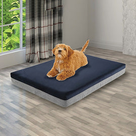 Memory Foam Dog Bed 12CM Thick Large Orthopedic Dog Pet Beds Waterproof Big - RnR Galore