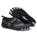 Men Women Water Shoes Barefoot Quick Dry Aqua Sports Shoes - Black Size EU39 = US6 - RnR Galore