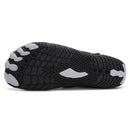 Men Women Water Shoes Barefoot Quick Dry Aqua Sports Shoes - Black Size EU39 = US6 - RnR Galore