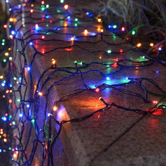 Milano Decor Outdoor LED Plug In Fairy Lights - Multicoloured - 200 Lights - RnR Galore