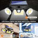 Outdoor Solar Lights with 3 Adjustable Head for Porch Garden Patio - RnR Galore