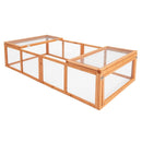 Paw Mate Chicken Coop Rabbit Hutch Extension Run 180 x 90 x 48cm Runey - RnR Galore