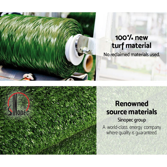 Prime Turf 1x20m Artificial Grass Synthetic Fake 20SQM Turf Lawn 17mm Tape - RnR Galore