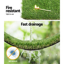Prime Turf Artificial Grass 20SQM 20mm Synthetic Fake Lawn Turf Plant Plastic 4 - coloured 1mx10m - RnR Galore