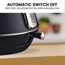 Pronti 1.7L Rose Trim Collection Kettle - Black - RnR Galore