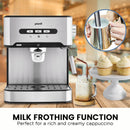 Pronti Toaster, Kettle & Coffee Machine Breakfast Set - Black - RnR Galore