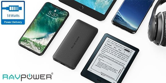 Ravpower RP - PB094 Super Slim Powerbank 10000mAh, PD 18w, QC3.0 - RnR Galore