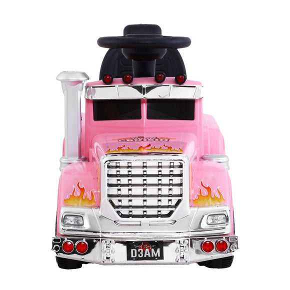 Rigo Kids Electric Ride On Car Truck Motorcycle Motorbike Toy Cars 6V Pink - RnR Galore