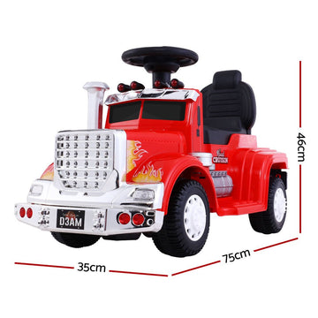 Rigo Kids Electric Ride On Car Truck Motorcycle Motorbike Toy Cars 6V Red - RnR Galore