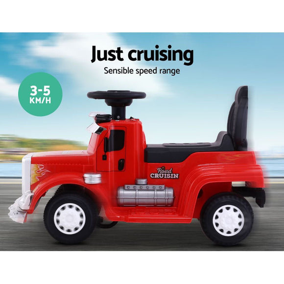 Rigo Kids Electric Ride On Car Truck Motorcycle Motorbike Toy Cars 6V Red - RnR Galore
