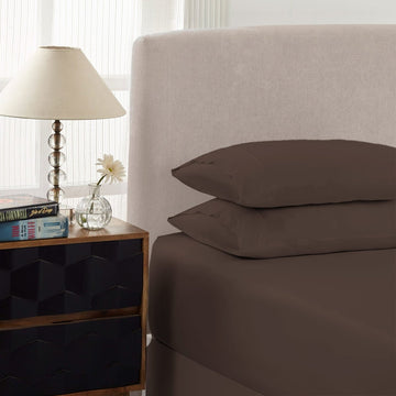 Royal Comfort 1500 Thread Count Cotton Rich Sheet Set 3 Piece Ultra Soft Bedding - Double - Dusk Grey - RnR Galore