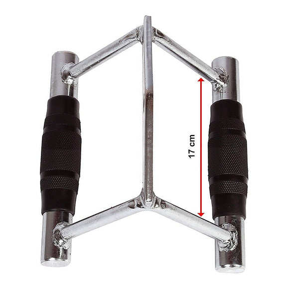 Rubber - Coated Close Grip Triangle Attachment for Lat Pulldown - RnR Galore