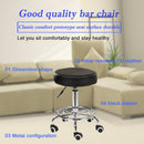 Salon Chair Bar Swivel Stool Office Roller Wheels Portable Height Adjust Leather BS8401 - RnR Galore