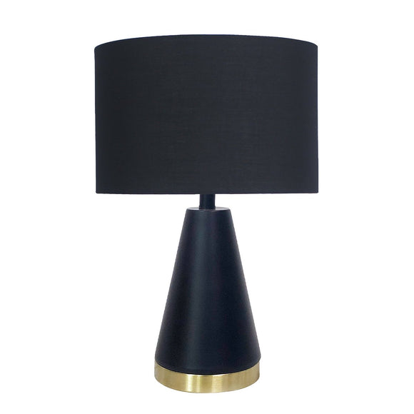 Sarantino Metal Table Lamp in Black and Gold - RnR Galore