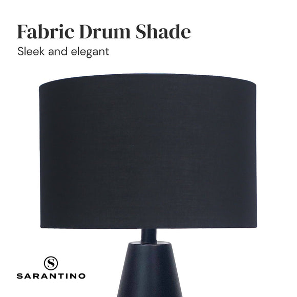 Sarantino Metal Table Lamp in Black and Gold - RnR Galore