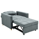 Sarantino Suri 3 - in - 1 Convertible Sofa Chair Bed - Airforce Blue - RnR Galore