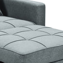 Sarantino Suri 3 - in - 1 Convertible Sofa Chair Bed - Airforce Blue - RnR Galore