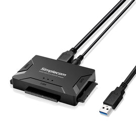 Simplecom SA492 USB 3.0 to 2.5/3.5/5.25 inch SATA IDE Adapter with Power Supply - RnR Galore