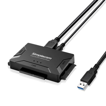 Simplecom SA492 USB 3.0 to 2.5/3.5/5.25 inch SATA IDE Adapter with Power Supply - RnR Galore